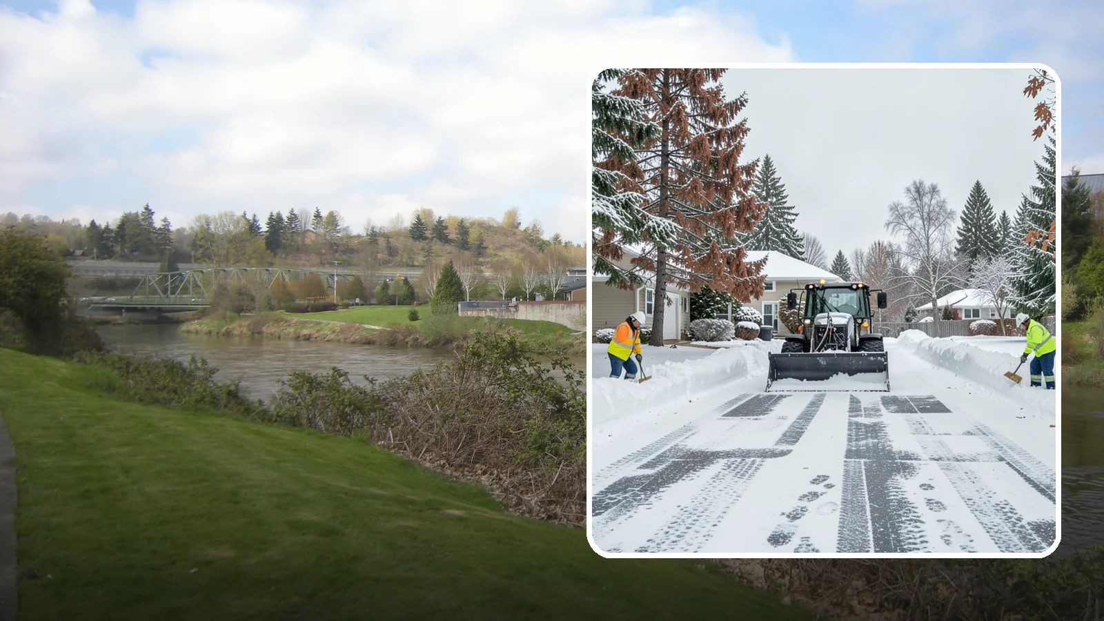 Vacant Property Snow Removal in Tukwila, King County, WA - We monitor and clear snow at unoccupied Western Washington properties so empty homes and buildings stay accessible, insured, and...