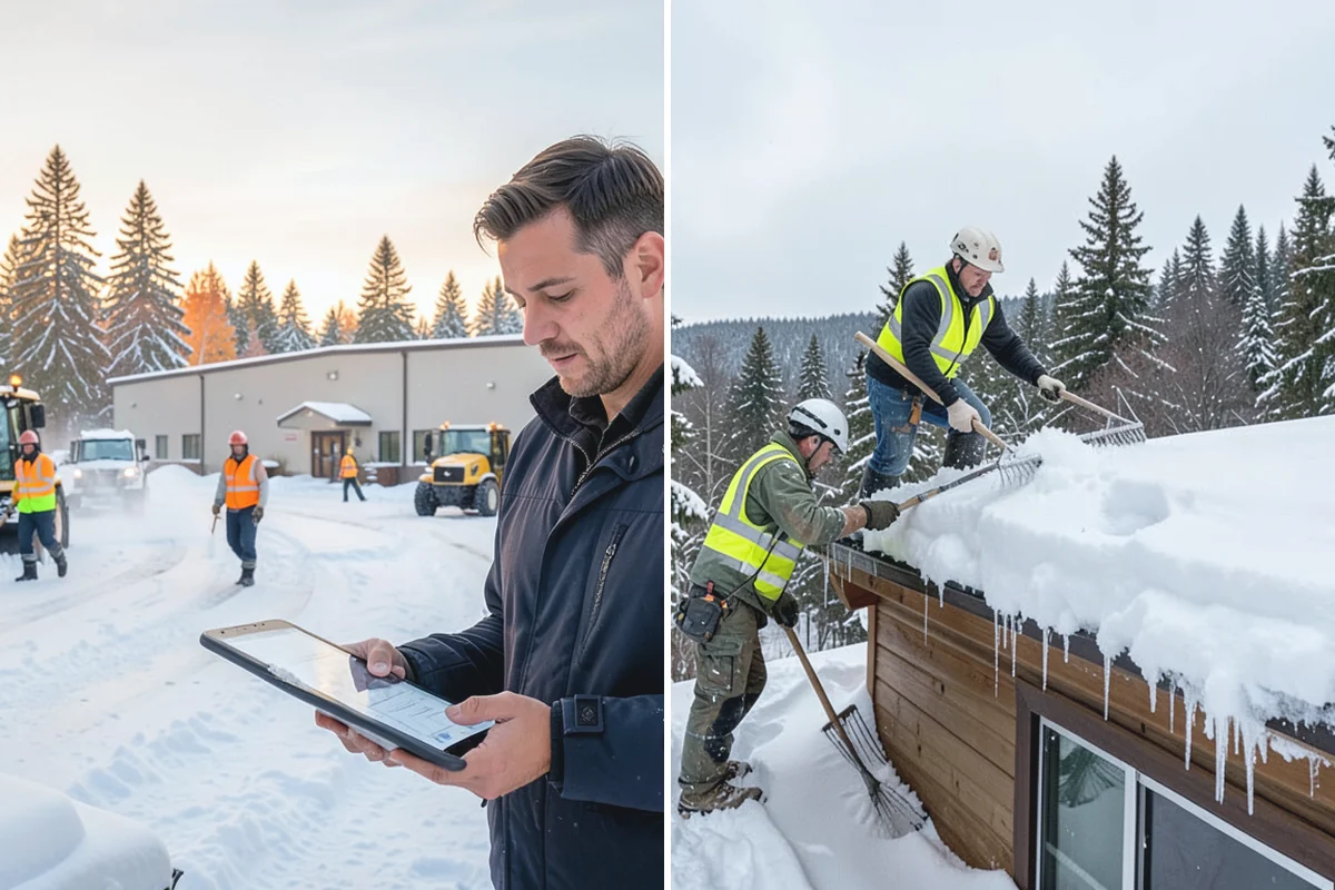 Vacant Property Snow Removal in Wilkeson, Pierce County, WA - Establish a monitoring schedule and access details for the property