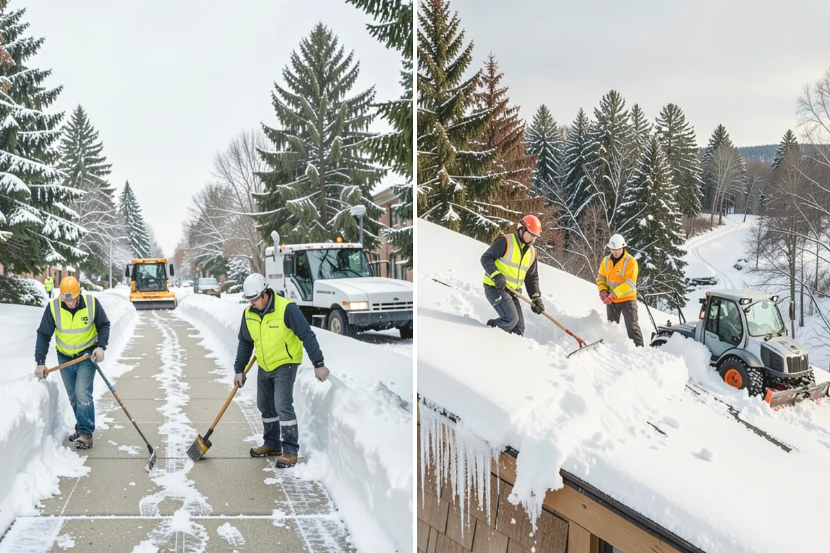 Vacant Property Snow Removal in Yarrow Point, King County, WA - Establish a monitoring schedule and access details for the property