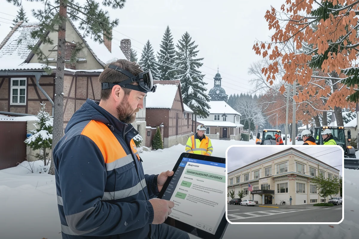 Vacation Property Snow Removal in Anacortes, Skagit County, WA - Keeps an unoccupied property reachable year-round