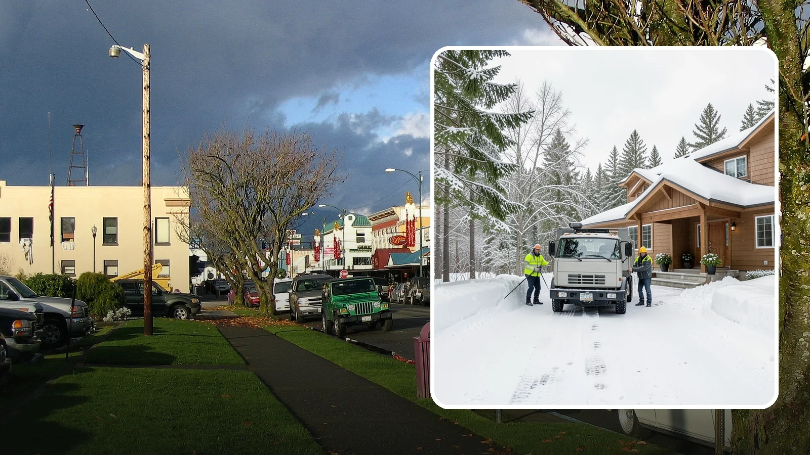 Vacation Property Snow Removal in Arlington, Snohomish County, WA - We maintain snow clearing at your second home or cabin so it stays safe and accessible while you are away.