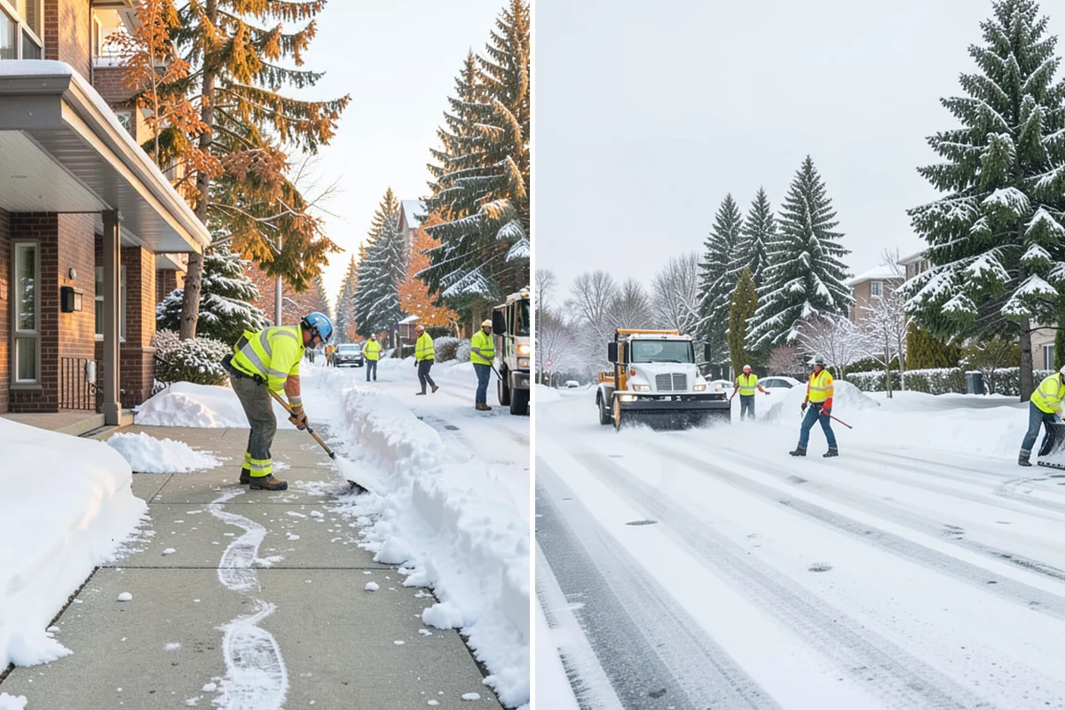 Vacation Property Snow Removal in Auburn, King County, WA - We map the drive and entries at the absentee property