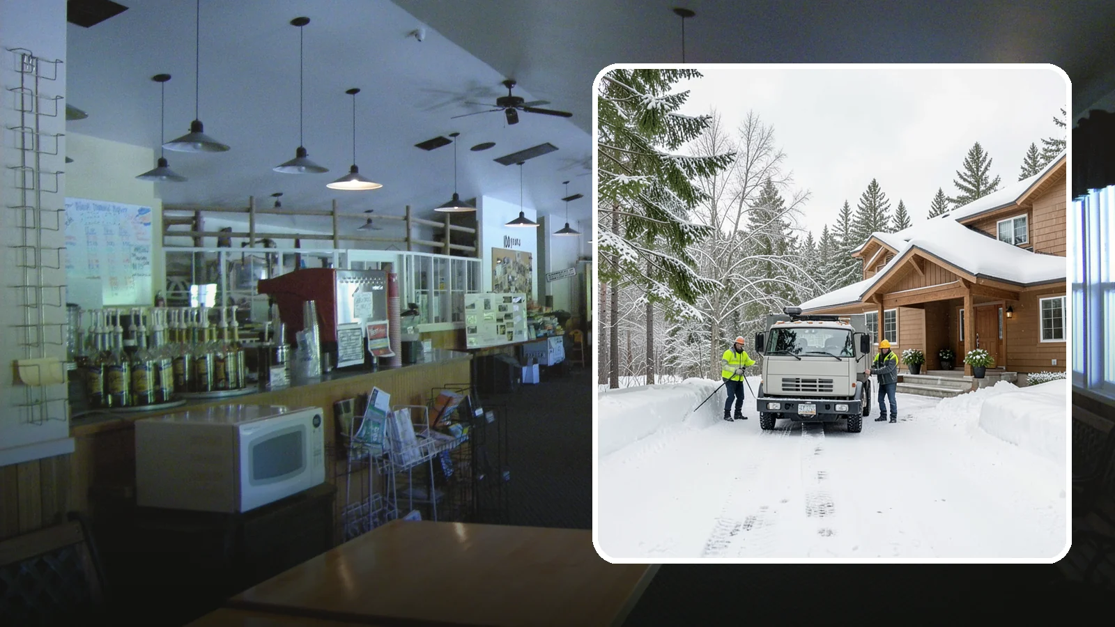 Vacation Property Snow Removal in Black Diamond, King County, WA - We maintain snow clearing at your second home or cabin so it stays safe and accessible while you are away.