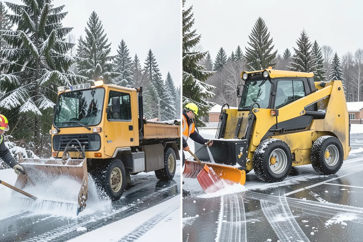 Vacation Property Snow Removal in Black Diamond, King County, WA - We map the drive and entries at the absentee property