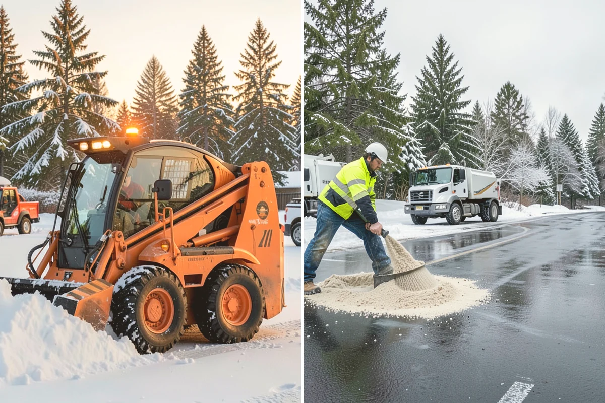Vacation Property Snow Removal in Bothell, King County, WA - We map the drive and entries at the absentee property