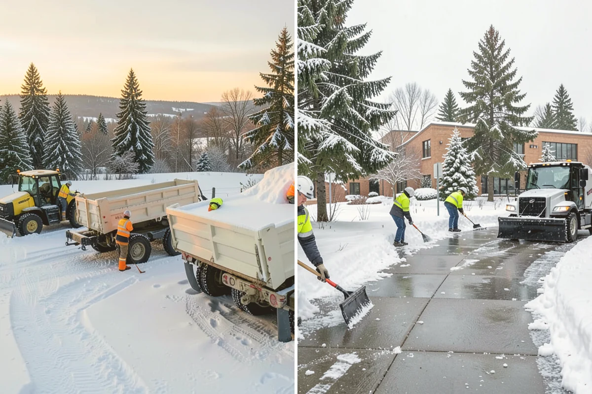 Vacation Property Snow Removal in Brier, Snohomish County, WA - We map the drive and entries at the absentee property