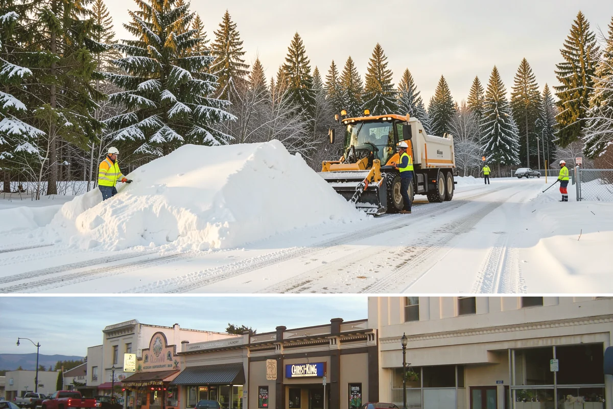 Vacation Property Snow Removal in Burlington, Skagit County, WA - Arrange coverage before the season so your getaway is protected from the first mountain-influenced storm.