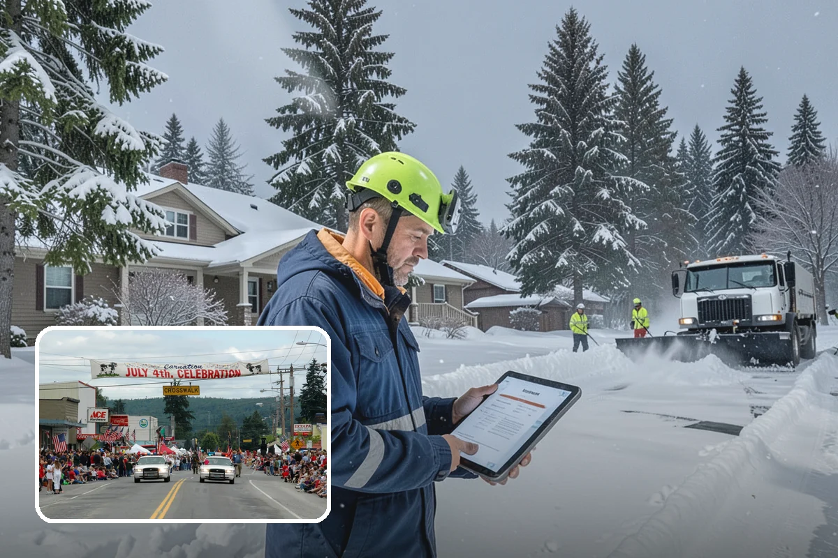 Vacation Property Snow Removal in Carnation, King County, WA - Keeps an unoccupied property reachable year-round