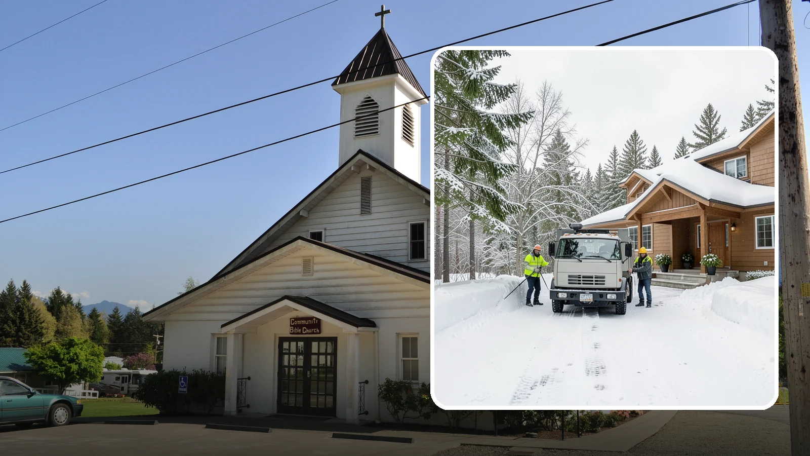 Vacation Property Snow Removal in Concrete, Skagit County, WA - We maintain snow clearing at your second home or cabin so it stays safe and accessible while you are away.