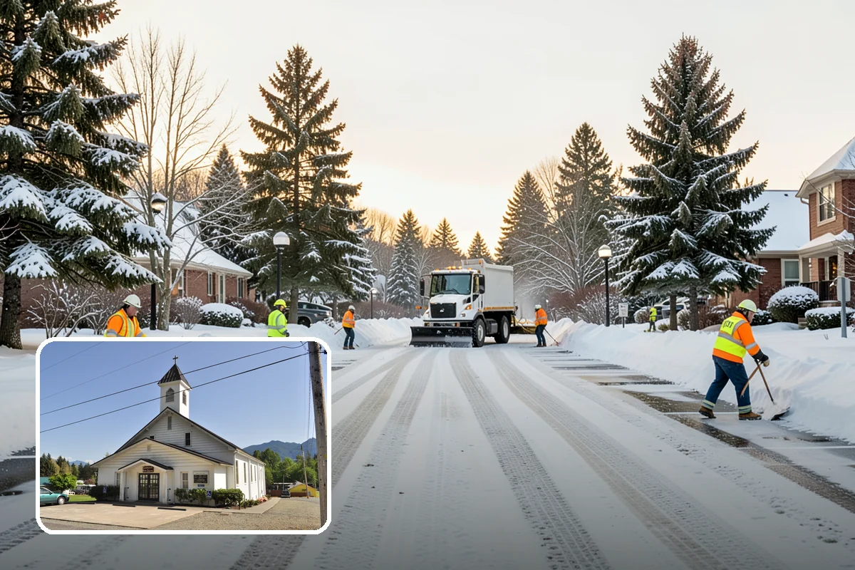Vacation Property Snow Removal in Concrete, Skagit County, WA - Keeps an unoccupied property reachable year-round