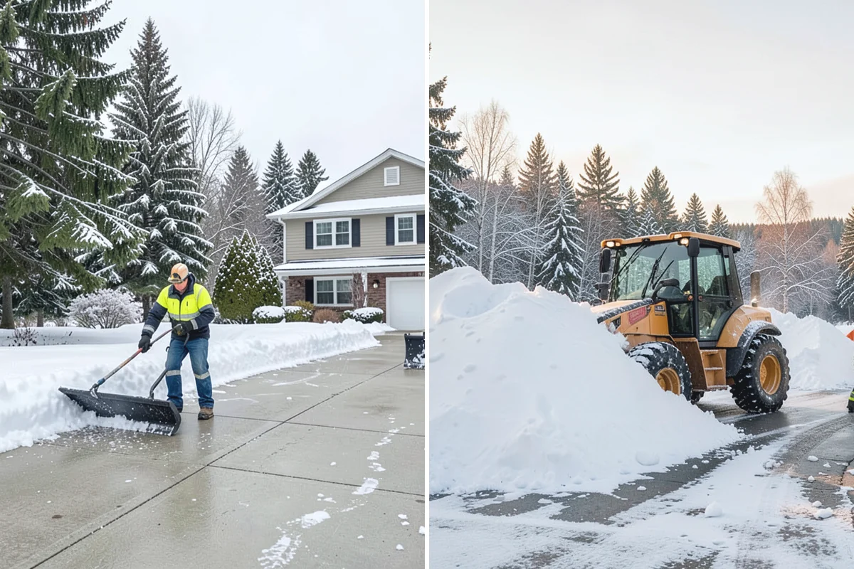 Vacation Property Snow Removal in Darrington, Snohomish County, WA - We map the drive and entries at the absentee property