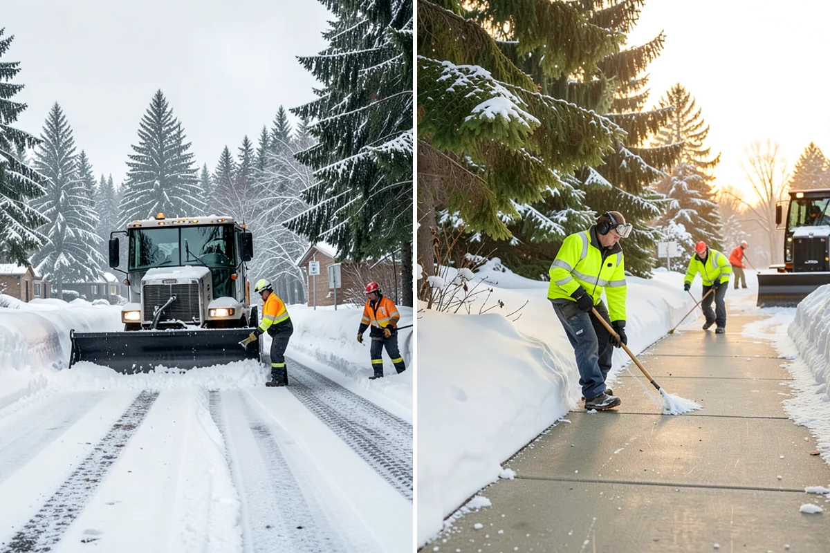 Vacation Property Snow Removal in DuPont, Pierce County, WA - We map the drive and entries at the absentee property