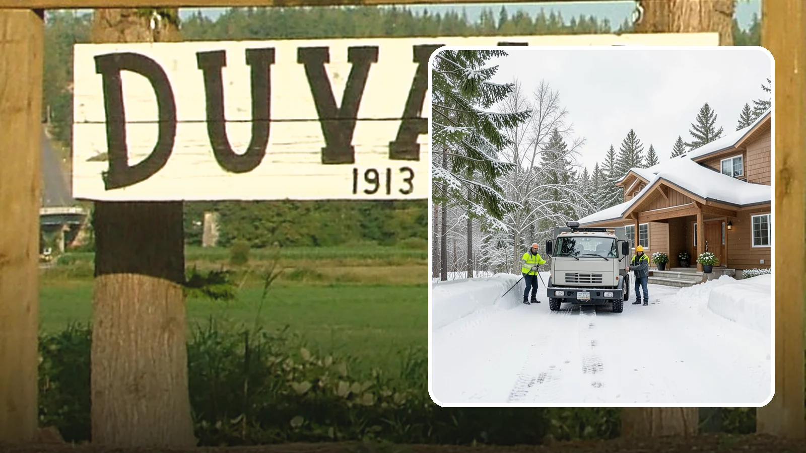 Vacation Property Snow Removal in Duvall, King County, WA - We maintain snow clearing at your second home or cabin so it stays safe and accessible while you are away.