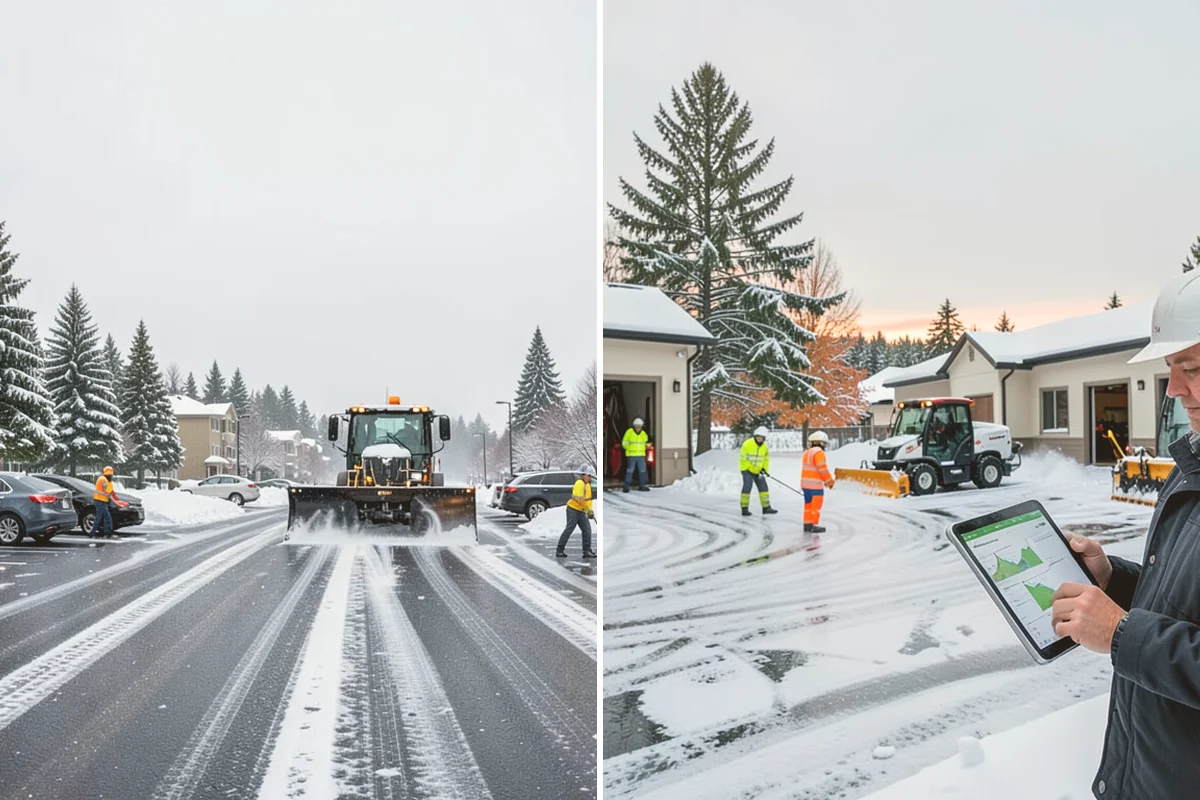 Vacation Property Snow Removal in Eatonville, Pierce County, WA - We map the drive and entries at the absentee property