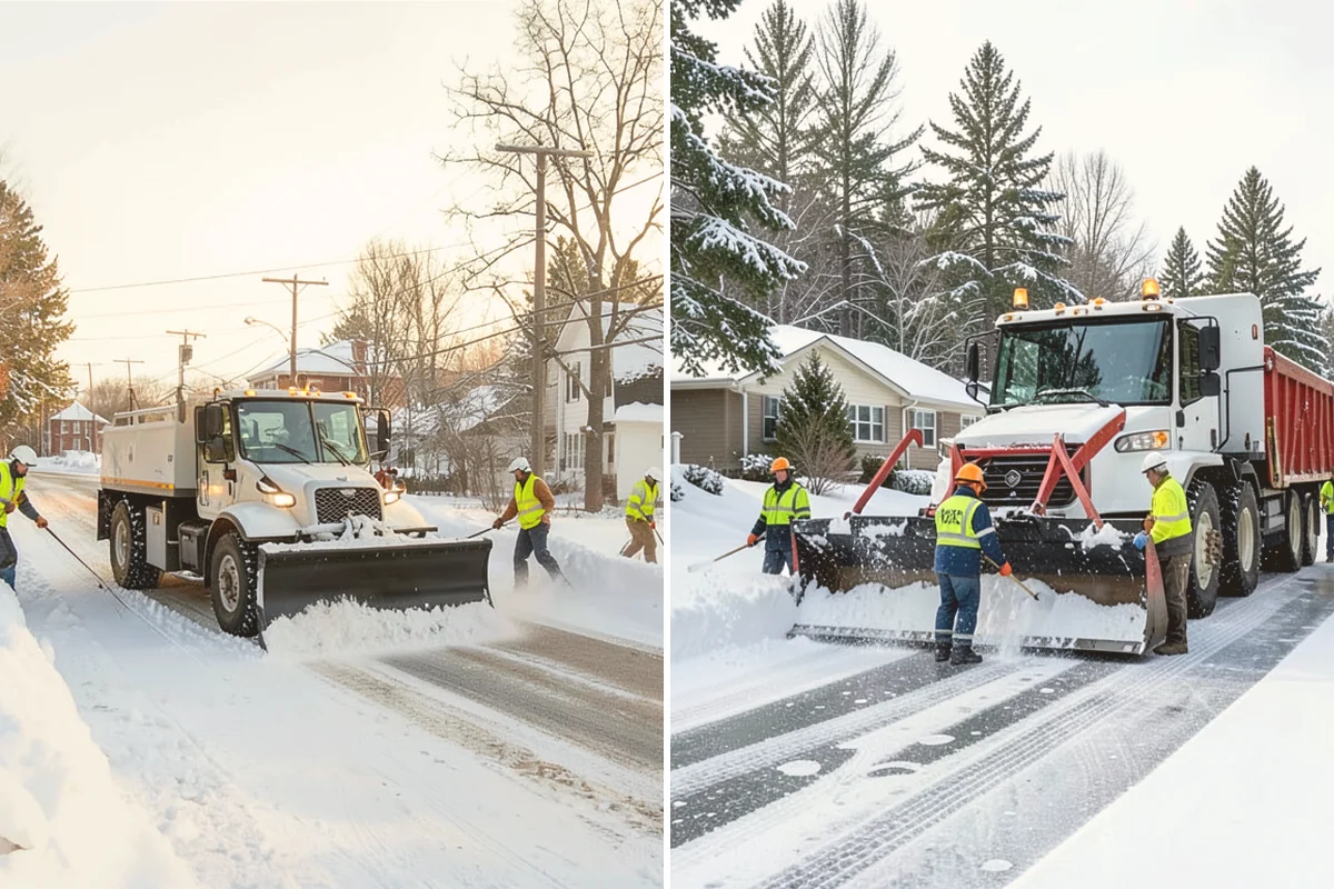 Vacation Property Snow Removal in Edmonds, Snohomish County, WA - We map the drive and entries at the absentee property