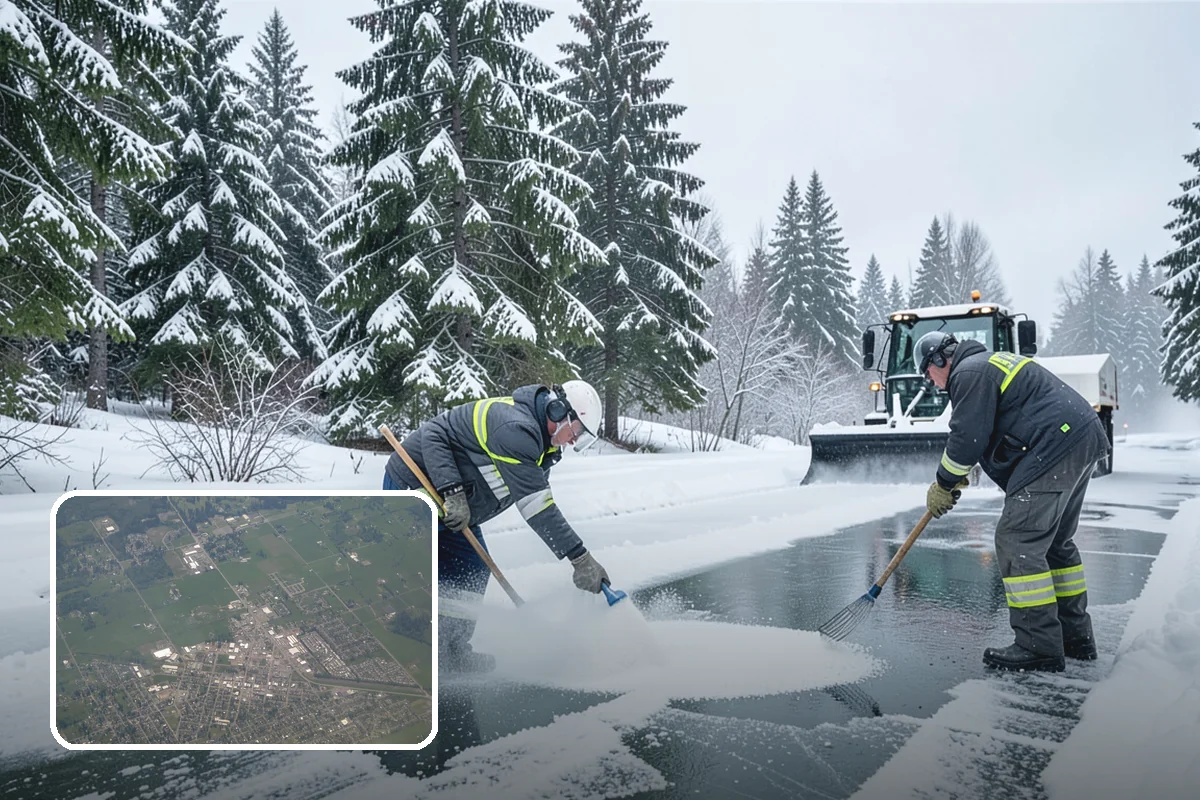 Vacation Property Snow Removal in Enumclaw, King County, WA - Keeps an unoccupied property reachable year-round