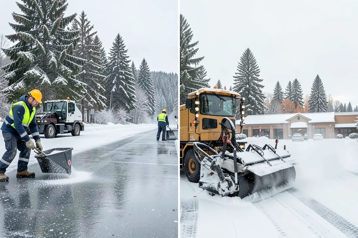 Vacation Property Snow Removal in Everett, Snohomish County, WA - We map the drive and entries at the absentee property