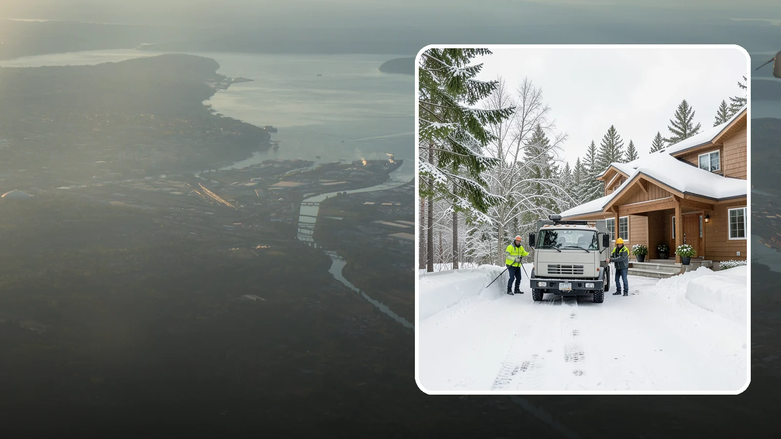 Vacation Property Snow Removal in Fife, Pierce County, WA - We maintain snow clearing at your second home or cabin so it stays safe and accessible while you are away.