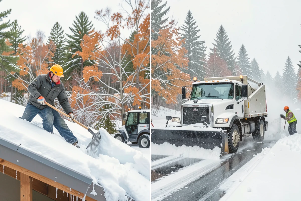 Vacation Property Snow Removal in Fife, Pierce County, WA - We map the drive and entries at the absentee property