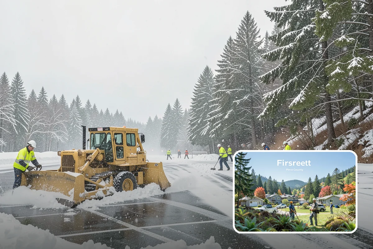 Vacation Property Snow Removal in Fircrest, Pierce County, WA - Keeps an unoccupied property reachable year-round