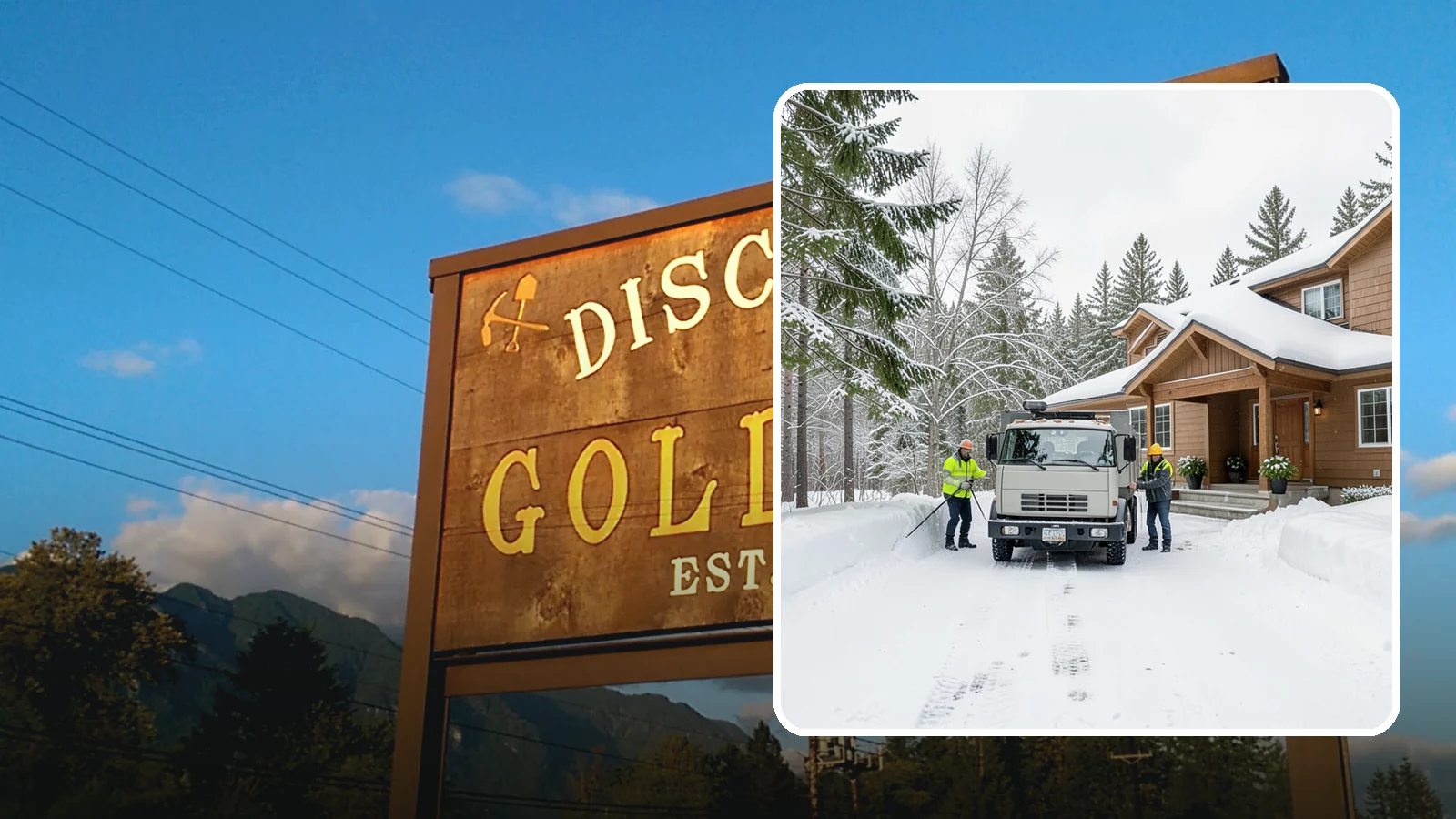 Vacation Property Snow Removal in Gold Bar, Snohomish County, WA - We maintain snow clearing at your second home or cabin so it stays safe and accessible while you are away.