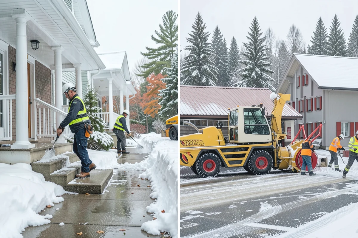 Vacation Property Snow Removal in Hamilton, Skagit County, WA - We map the drive and entries at the absentee property