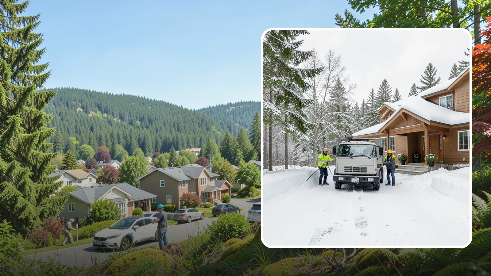 Vacation Property Snow Removal in Index, Snohomish County, WA - We maintain snow clearing at your second home or cabin so it stays safe and accessible while you are away.