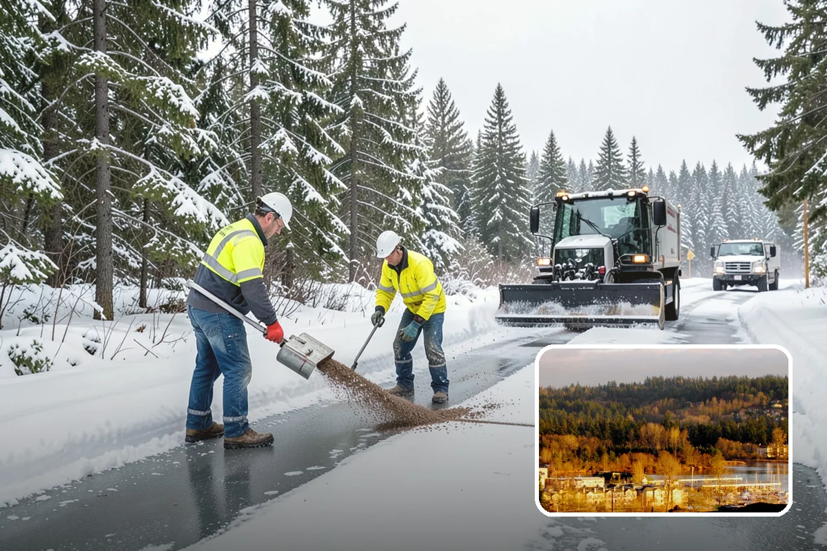 Vacation Property Snow Removal in Kenmore, King County, WA - Keeps an unoccupied property reachable year-round