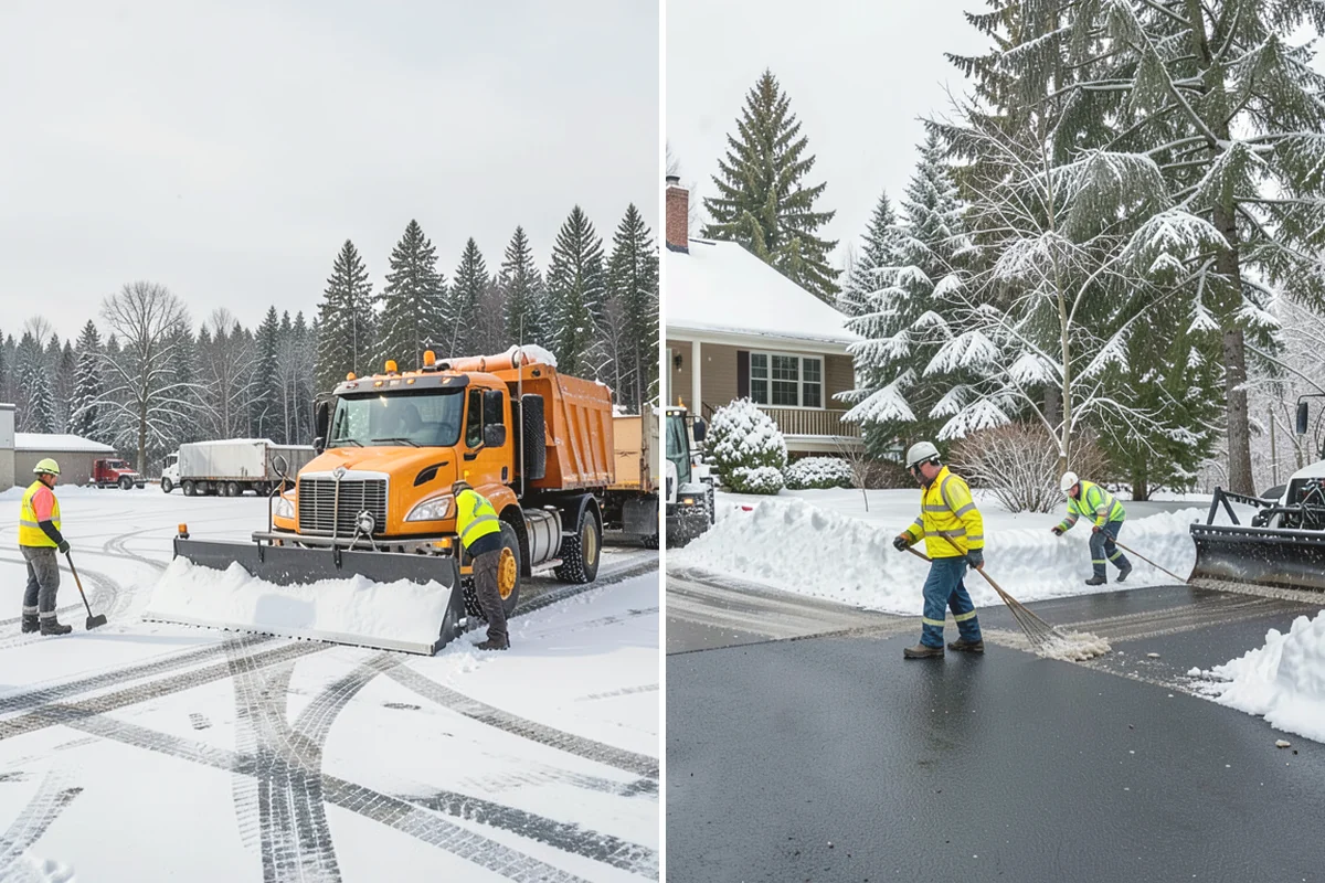 Vacation Property Snow Removal in La Conner, Skagit County, WA - We map the drive and entries at the absentee property
