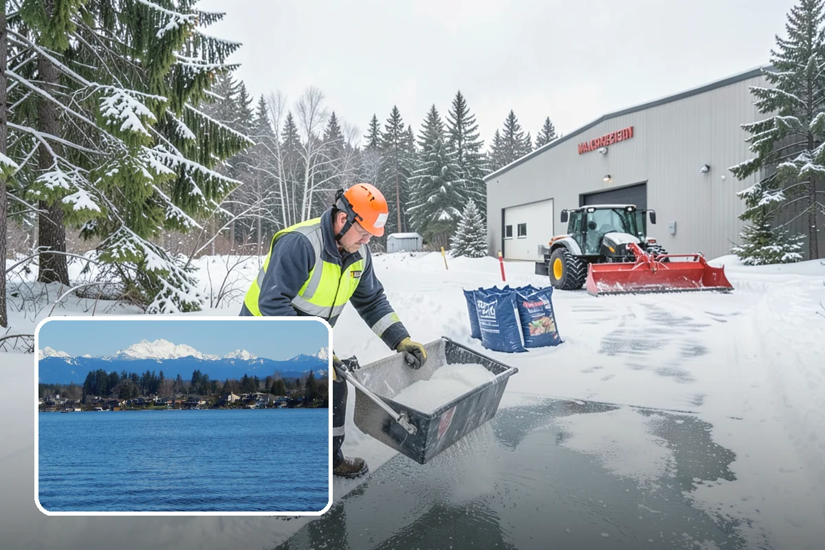 Vacation Property Snow Removal in Lake Stevens, Snohomish County, WA - Keeps an unoccupied property reachable year-round