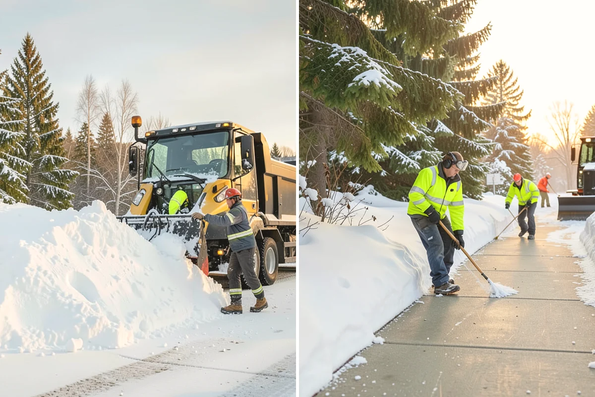 Vacation Property Snow Removal in Lake Stevens, Snohomish County, WA - We map the drive and entries at the absentee property