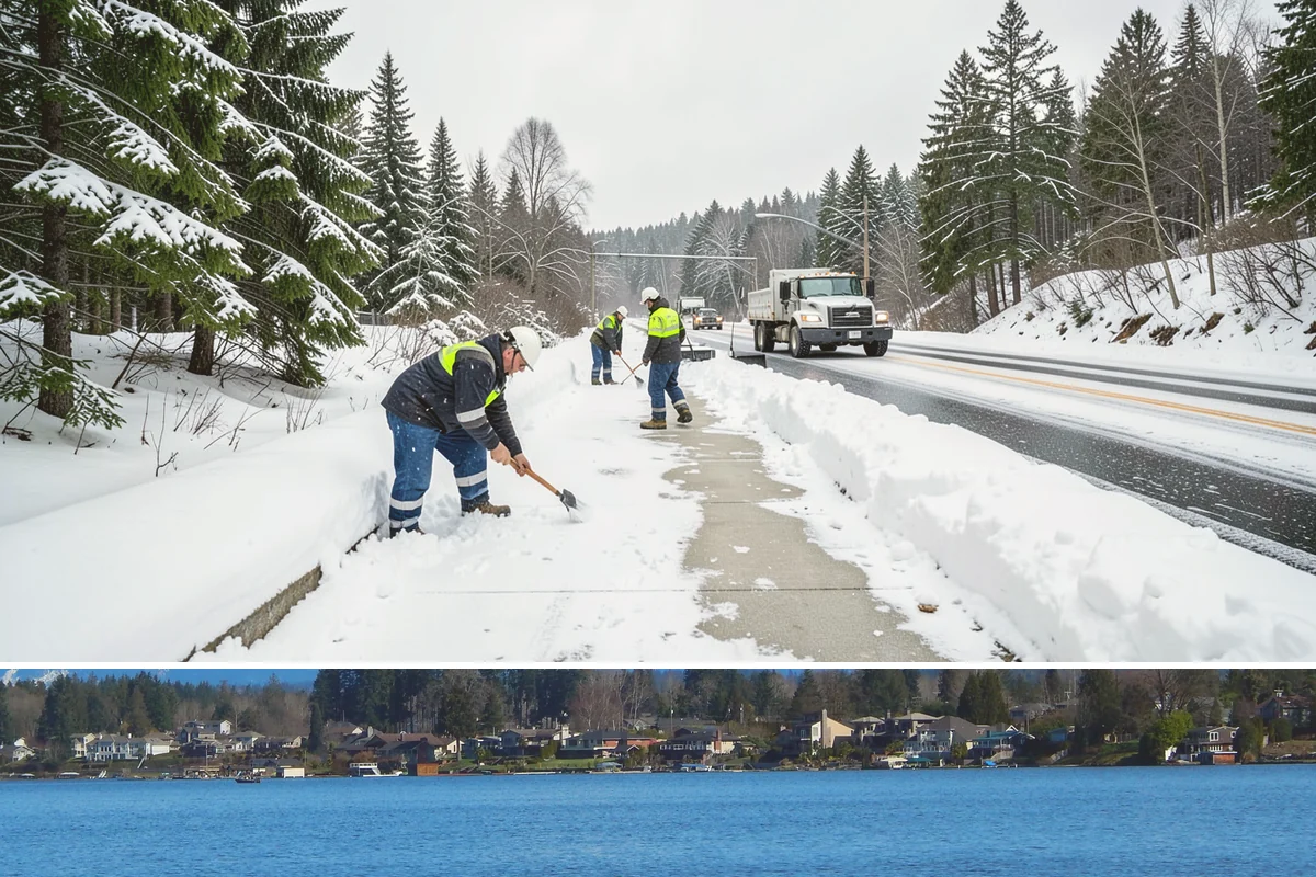 Vacation Property Snow Removal in Lake Stevens, Snohomish County, WA - Arrange coverage before the season so your getaway is protected from the first mountain-influenced storm.