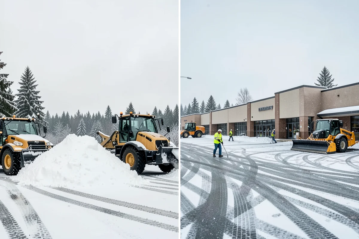 Vacation Property Snow Removal in Lyman, Skagit County, WA - We map the drive and entries at the absentee property