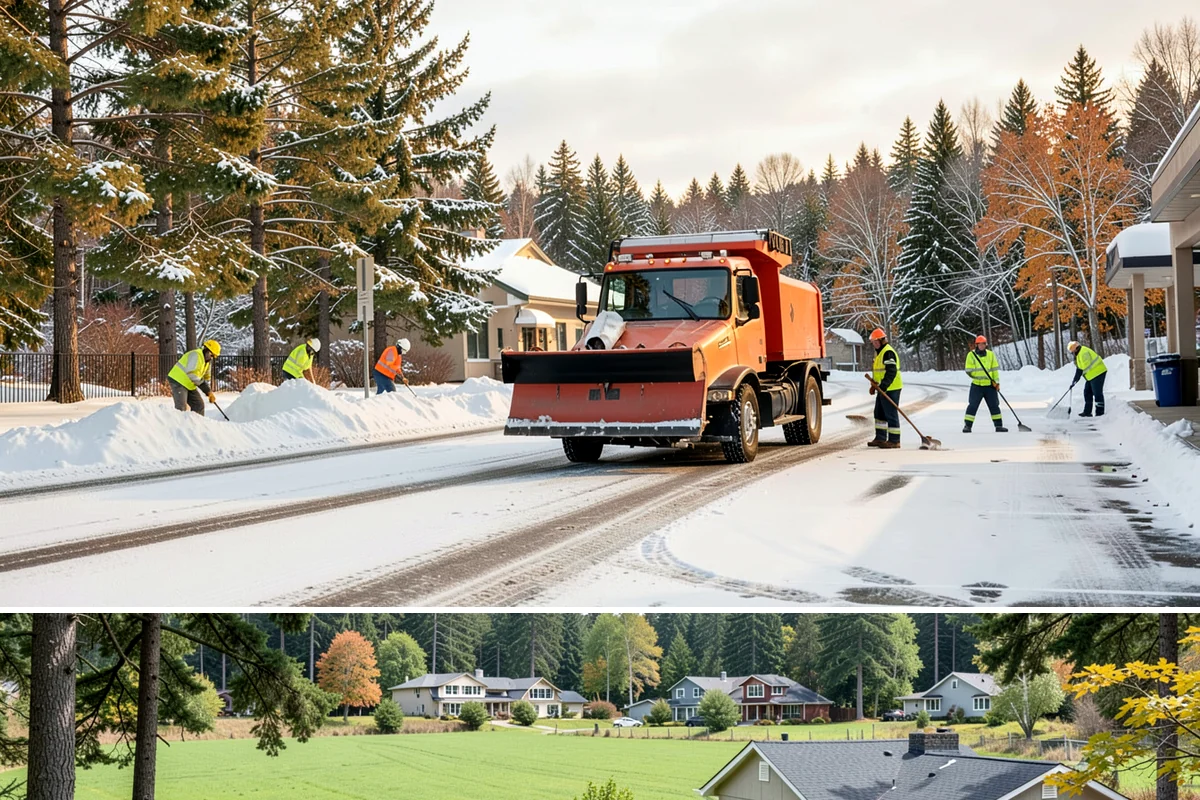 Vacation Property Snow Removal in Lyman, Skagit County, WA - Arrange coverage before the season so your getaway is protected from the first mountain-influenced storm.