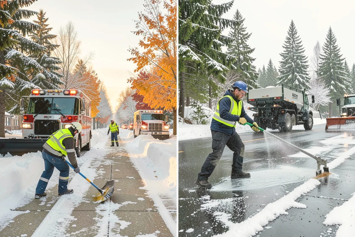Vacation Property Snow Removal in Lynnwood, Snohomish County, WA - We map the drive and entries at the absentee property
