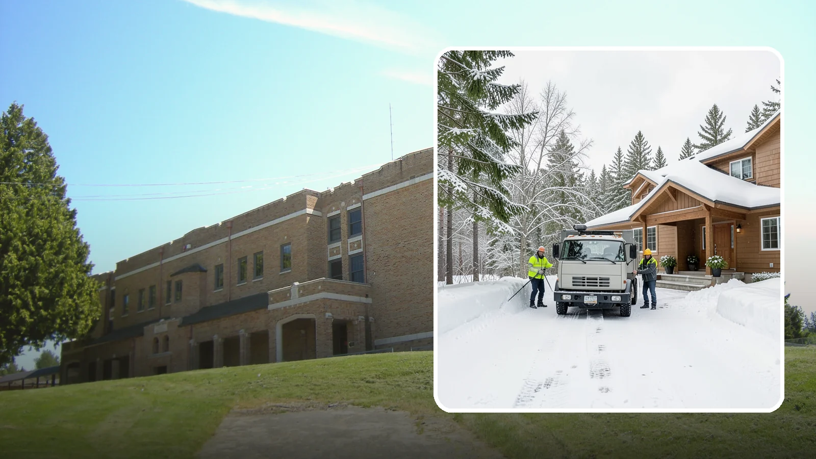 Vacation Property Snow Removal in Maple Valley, King County, WA - We maintain snow clearing at your second home or cabin so it stays safe and accessible while you are away.