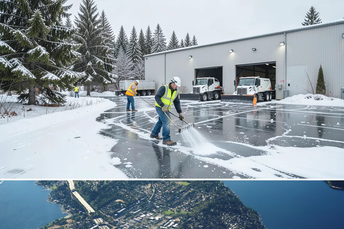 Vacation Property Snow Removal in Mercer Island, King County, WA - Arrange coverage before the season so your getaway is protected from the first mountain-influenced storm.