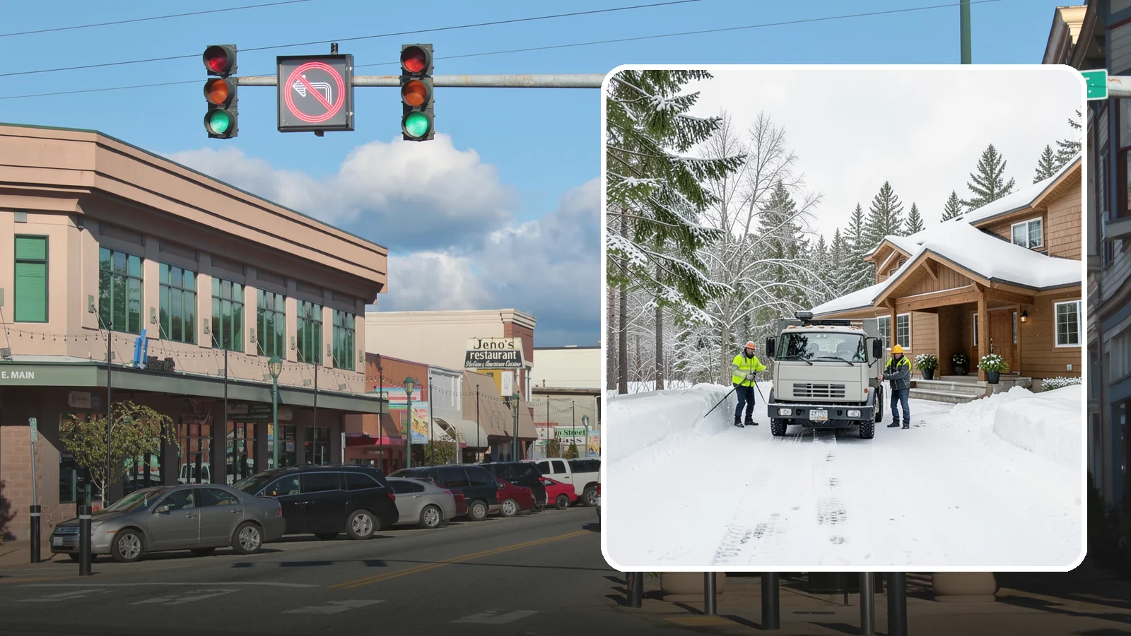 Vacation Property Snow Removal in Monroe, Snohomish County, WA - We maintain snow clearing at your second home or cabin so it stays safe and accessible while you are away.
