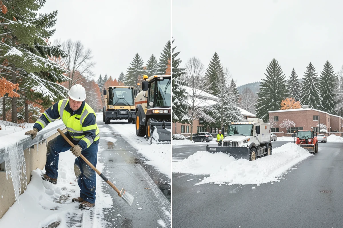 Vacation Property Snow Removal in Monroe, Snohomish County, WA - We map the drive and entries at the absentee property