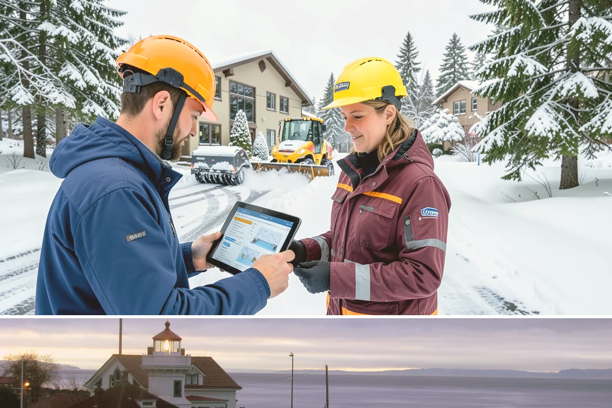 Vacation Property Snow Removal in Mukilteo, Snohomish County, WA - Arrange coverage before the season so your getaway is protected from the first mountain-influenced storm.