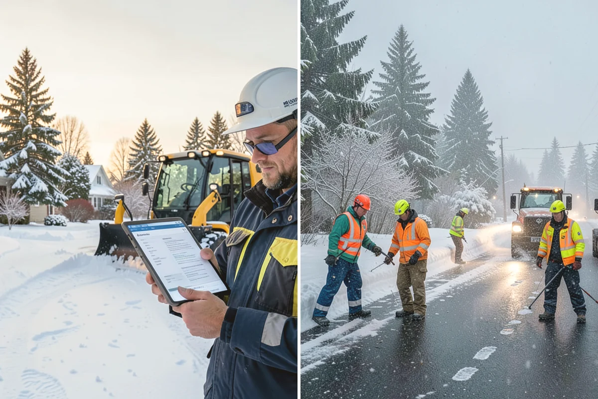 Vacation Property Snow Removal in North Bend, King County, WA - We map the drive and entries at the absentee property