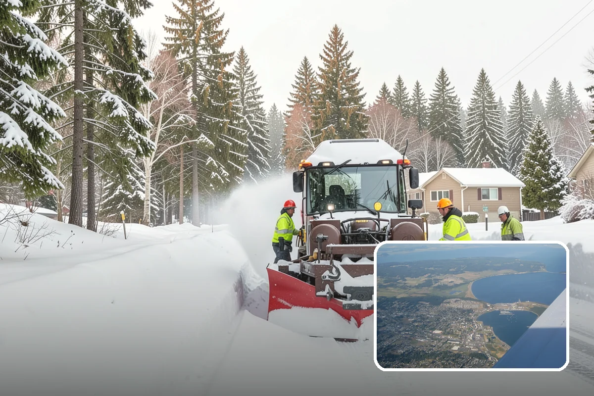 Vacation Property Snow Removal in Oak Harbor, Island County, WA - Keeps an unoccupied property reachable year-round