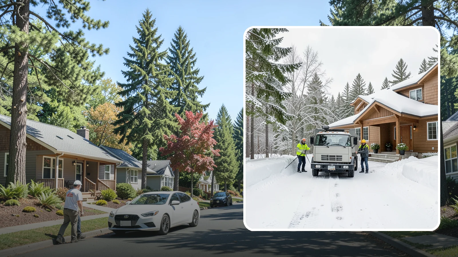 Vacation Property Snow Removal in Orting, Pierce County, WA - We maintain snow clearing at your second home or cabin so it stays safe and accessible while you are away.
