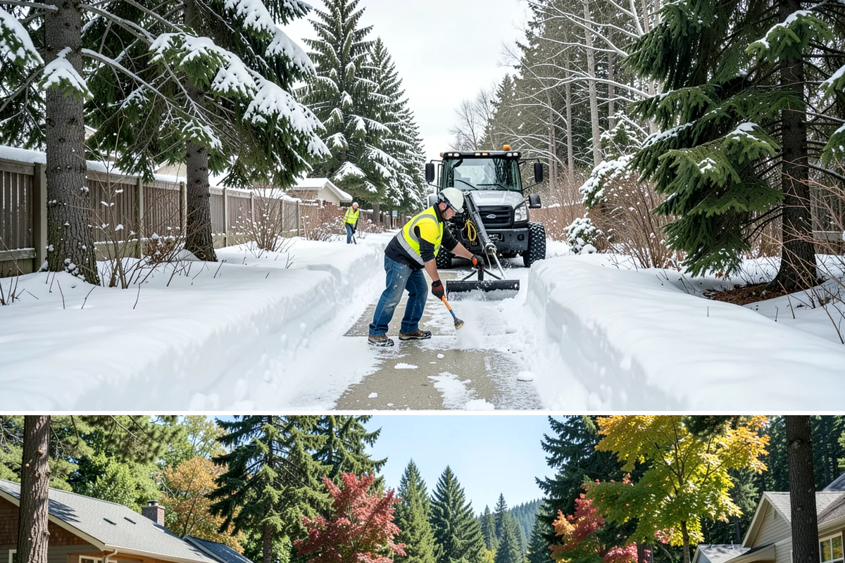 Vacation Property Snow Removal in Orting, Pierce County, WA - Arrange coverage before the season so your getaway is protected from the first mountain-influenced storm.