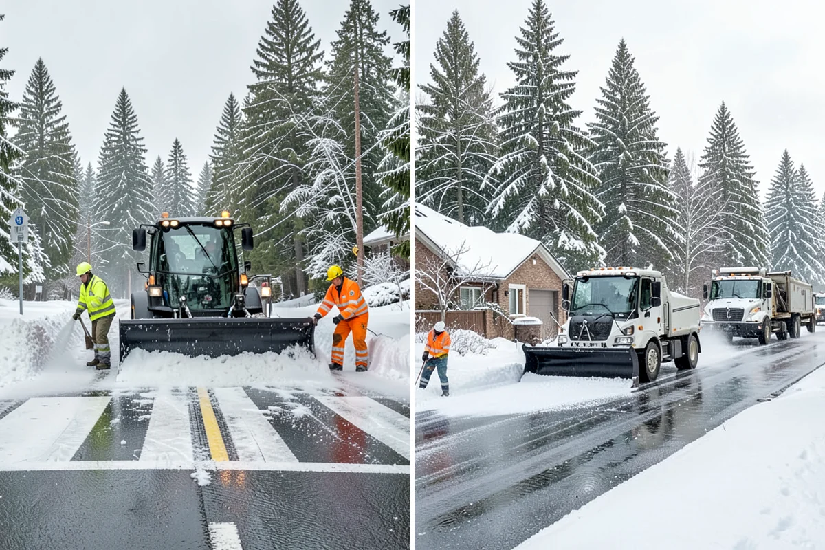 Vacation Property Snow Removal in Pacific, King County, WA - We map the drive and entries at the absentee property