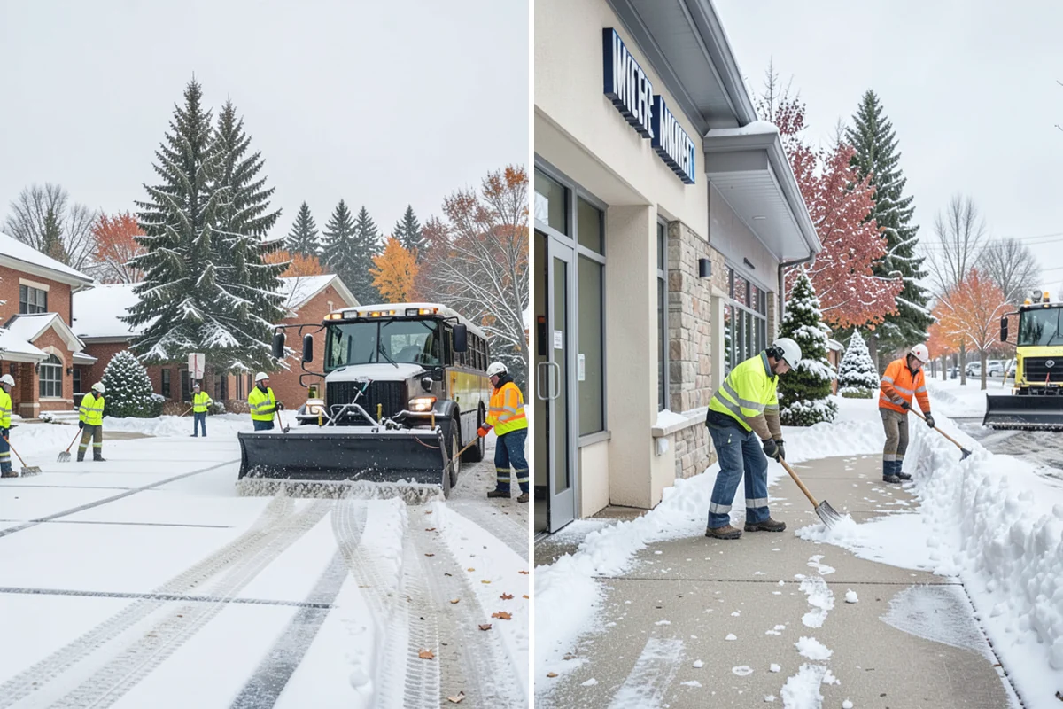 Vacation Property Snow Removal in Renton, King County, WA - We map the drive and entries at the absentee property