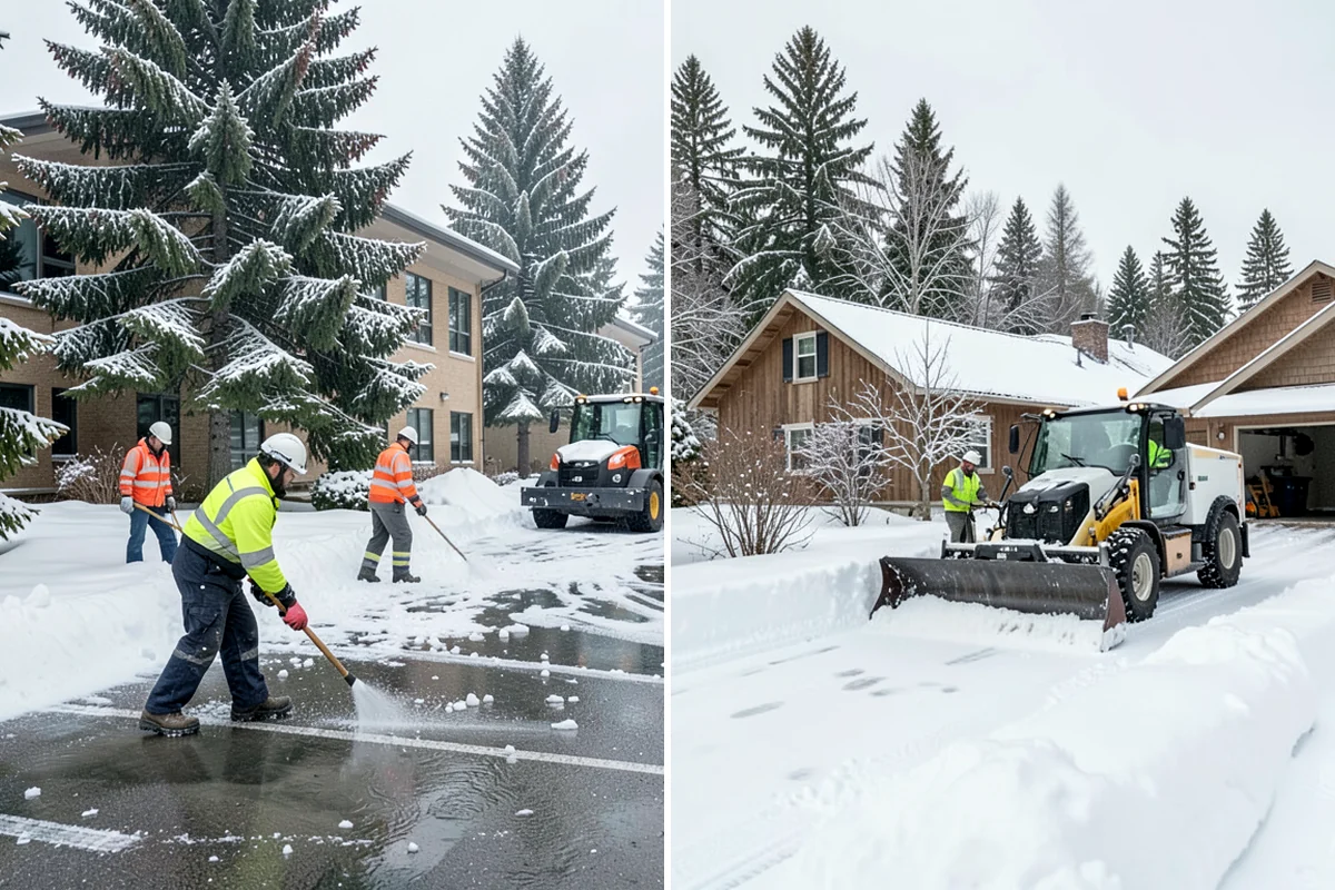 Vacation Property Snow Removal in SeaTac, King County, WA - We map the drive and entries at the absentee property