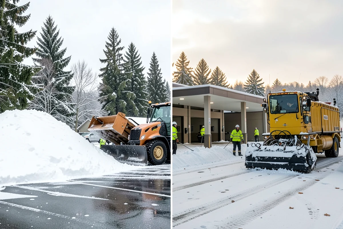 Vacation Property Snow Removal in Seattle, King County, WA - We map the drive and entries at the absentee property