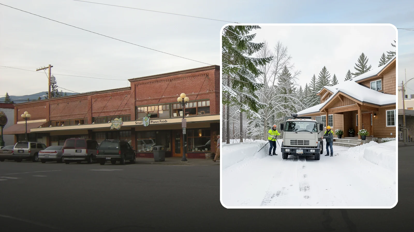 Vacation Property Snow Removal in Sedro-Woolley, Skagit County, WA - We maintain snow clearing at your second home or cabin so it stays safe and accessible while you are away.