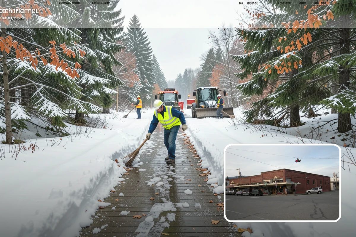 Vacation Property Snow Removal in Sedro-Woolley, Skagit County, WA - Keeps an unoccupied property reachable year-round